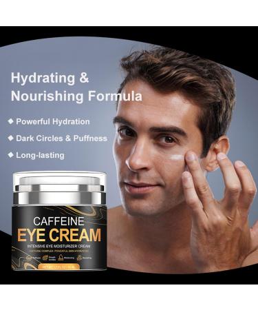 Caffeine Eye Cream for Men - Anti Aging Reduces Dark Circles & Puffiness Tightening Eye Lift (1.7oz - Buy Online on GoSupps.com