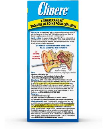 Clinere Ear Oil Conditioner & Ear Cleaners Cleaning Care Kit 1 Ea 1 Count Safely and Gently Cleans Ear Canal at Home Ear Wax Cleaner Tool Itch Relief Ear Wax Buildup Works Instantly - Buy Online on GoSupps.com