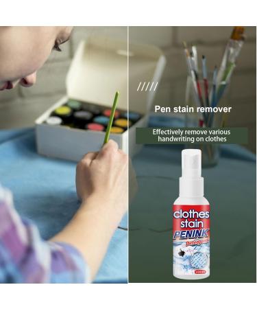 Clothes Stain Remover - 100ml Ink Remover Spray - Portable Instant Spot Remover Laundry Stain Remover for Carpet Laundry Fabric Clothes Fiberglass Pochy - Buy Online on GoSupps.com