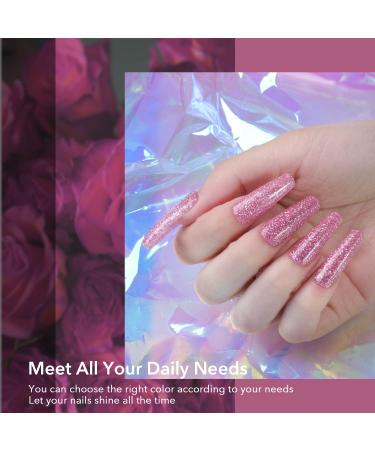Dipping Powder Nails Set - Aokitec Mode Dip Powder for French Nail Art | 28g Diamond Pink | DIY & Salon Use - Buy Online on GoSupps.com