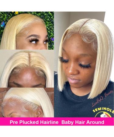 10 Morkoodll 613 Blonde Lace Front Bob Wig with 180% Density - Pre Plucked Hairline for Black Women - Buy Online on GoSupps.com