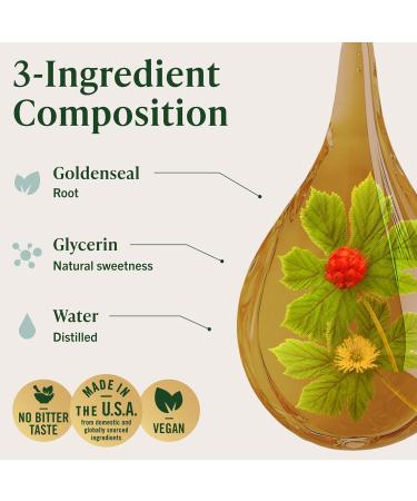 HERBAMAMA Goldenseal Root Tincture - Vegan Immune & Respiratory Support with Goldenseal Herb Extract Drops - Non-GMO Alcohol & Sugar-Free Liquid Immunity Supplement 84-Day Supply 4 Fl Oz (Pack of 1) - Buy Online on GoSupps.com