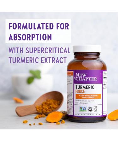 New Chapter Turmeric Supplement One Daily Joint Pain Relief + Supercritical Organic Turmeric Black Pepper Not Needed Non-GMO Gluten Free 120 Count (4 Month Supply) 120 count (Pack of 1) Supplement - Buy Online on GoSupps.com