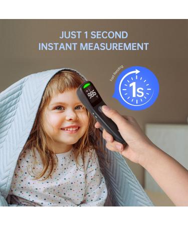 Buy No-Touch Forehead Thermometer - 1s Accurate Reading 3-Color Indicator & Fever Alarm - 2-in-1 Infrared Thermometer for Adults & Kids - Ships Internationally - Buy Online on GoSupps.com