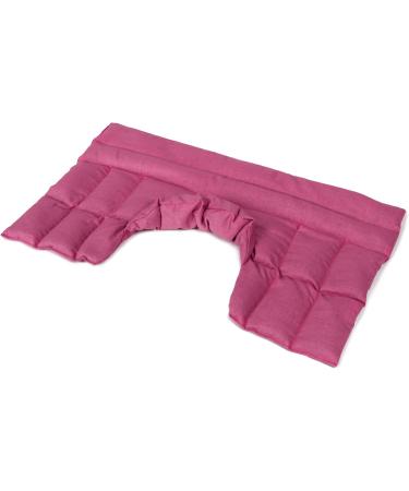 Premium Grape Seed Shoulder & Neck Pillow - Heat & Cold Therapy Collar (Pink) - Buy Online on GoSupps.com