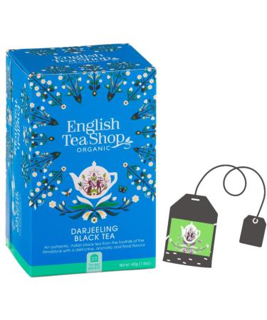  English Tea Shop English Tea Shop | Organic Darjeeling Black Tea | Indian Black Tea - 20 Tea Bags (40 Gr) - Buy Online on GoSupps.com