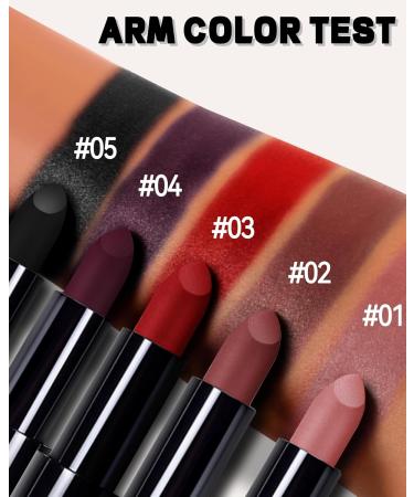 Nude Pink Long Lasting Lipstick for Women | Hydrating Matte Velvet Superstay Liquid Lip Gloss - Waterproof Smudge-Proof Intense Color Makeup - Buy Online on GoSupps.com