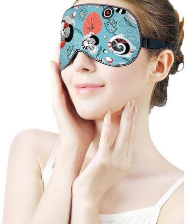 Abstract Texture Animal Sleep Mask - Adjustable Strap, Blocks Light - Men Women - Buy Online on GoSupps.com