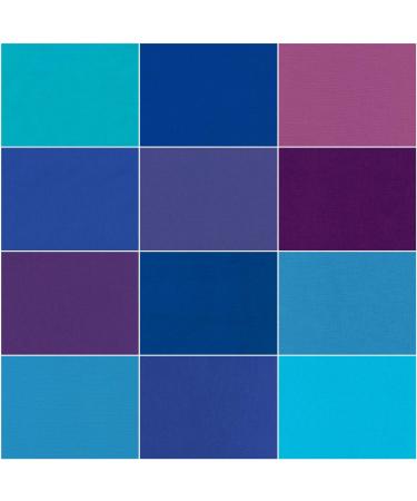 Robert Kaufman Kona Cotton Solids Peacock Roll Up 2.5" Precut Cotton Fabric Quilting Strips Jelly Roll Assortment RU-770-40 - Buy Online on GoSupps.com