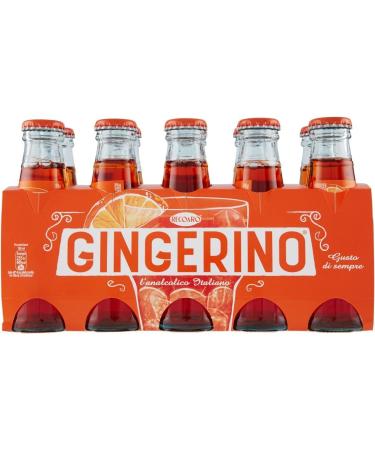 Pack of 60 San Bitter Rosso + Gingerino Recoaro Recoaro Refreshing Drink Alcohol Free Italian Appetizer Ginger 10cl Disposable Glass Bottle - Buy Online on GoSupps.com