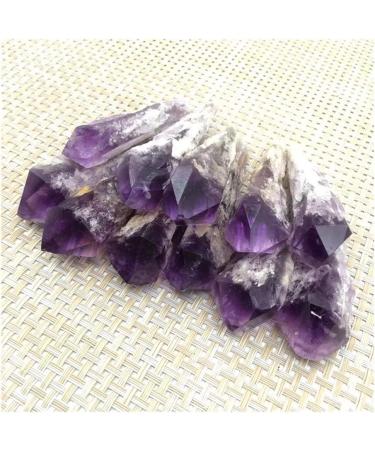 3pcs Natural Rough raw Gemstone Purple Amethyst Cluster Minerals for Teaching Crafts HOMEZHOU - Buy Online on GoSupps.com