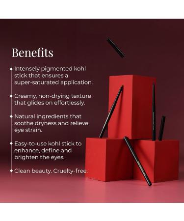 Buy Forest Essentials Cobalt Blue Gulaab Khaas Kajal 0.30gms - Premium Ayurvedic Eyeliner for Intense Eye Definition | International Shipping Available - Buy Online on GoSupps.com