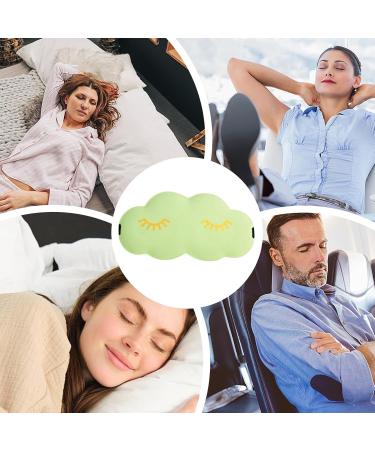 Buy 3D Cloud Shape Foam Eye Mask - Ergonomic Sleeping Blindfold with Adjustable Button | International Shipping Available - Buy Online on GoSupps.com