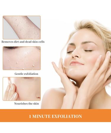 Orange Enzymes Exfoliating Scrub Gel | Deep Cleansing Facial & Body Peeling Gel | Moisturizing Skin Exfoliator (50g) - Shop Now - Buy Online on GoSupps.com