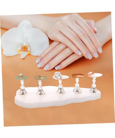 DRESSOOS 1 Set Sprouts Clips Nail Art Kits Nails Supply Nail Stand Nail Holder Nail Art Stand Practice Nail Tips Nail Supplies Nail Display Stand Easel Nail Polish Japanese-style Magnet - Buy Online on GoSupps.com