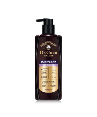 Dr. Groot Intensive Care Hair Loss Control & Volumizing Shampoo for Thin Hair by LG Beauty (400 ml/13.53 fl oz) - All Men and Women Hair Types for Hair Loss and Hair Thickening. Biotin  Collagen & Retinol.