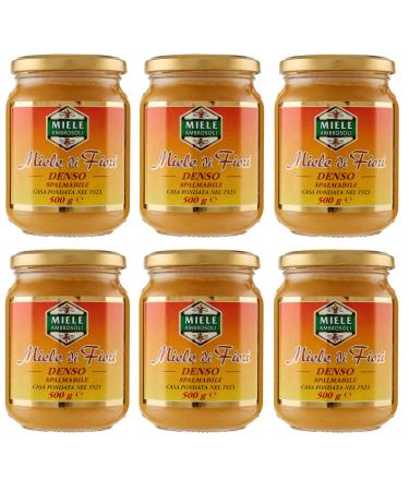 Ambrosoli Dense Flower Honey Spalmabile Lot of 6 dense flower honey 500 g
