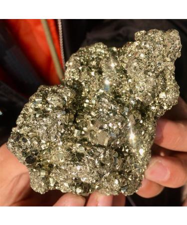 Room Decoration Natural Pyrite Crystal Cluster Irregular Stone Rock Sample Reiki Home Decoration Raw Crystals Specimen (Size : 150-200g) - Buy Online on GoSupps.com
