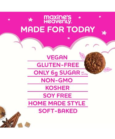 Maxine's Heavenly Soft-Baked Snickerdoodle Cookies - 7.2 oz (204g) | Gluten-Free Treat - Buy Online on GoSupps.com