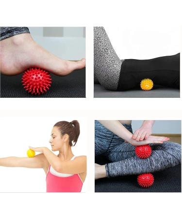 Xhuidz Hedgehog Massage Balls Set of 3 - Relieve Plantar Fasciitis Back & Shoulder Pain - Ideal for Fitness & Recovery - Buy Online on GoSupps.com