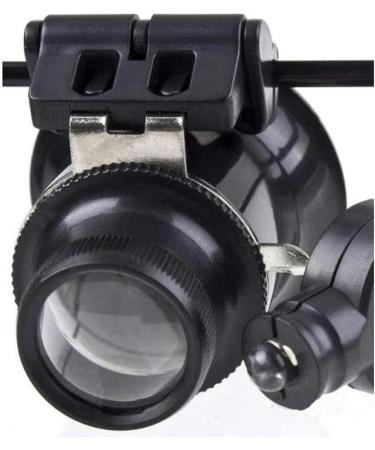 Portable Headband Headband Magnifier with LED Light Precision Tweezers and 4 Interchangeable Lens 10x/ 15x/ 20x/ 25x with Storage Bag for Clock Repair Loupe Full of Stars - Buy Online on GoSupps.com