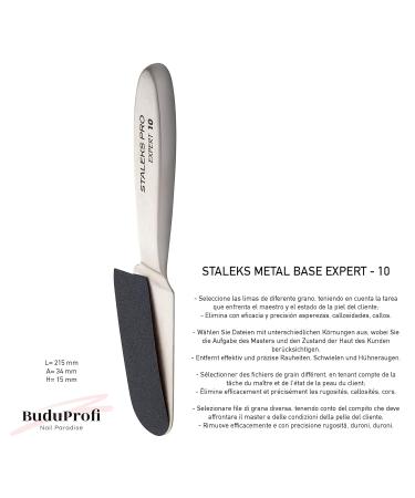 STAEKS Metal Base Foot File Expert 10 MBE-3 | Best Callus Remover for Smooth Feet | International Shipping - Buy Online on GoSupps.com