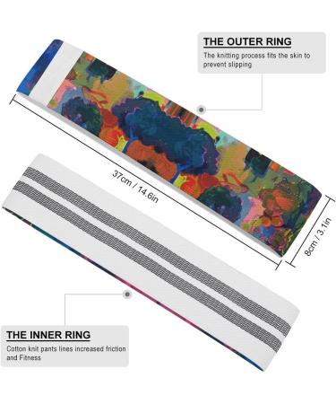 Buy Printed Resistance Bands for Fitness - Elastic Exercise Bands for Home & Gym | International Shipping Available - Buy Online on GoSupps.com