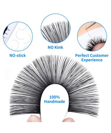 20-25mm Mixed Tray Classic Lash Extensions - CD Curl 0.07mm Individual Eyelashes Supplies - Buy Online on GoSupps.com