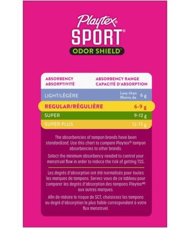 Playtex Sport Fresh Balance Super Tampons - Odor Shield Technology Scented 32 Count | Shop Now for International Shipping - Buy Online on GoSupps.com