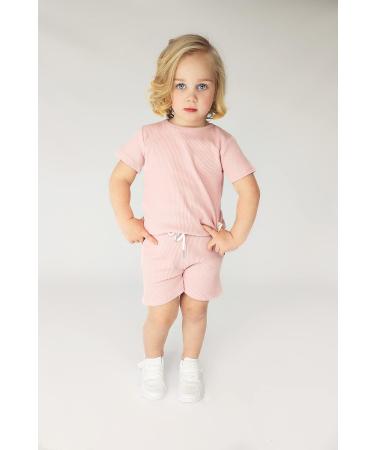 20-Colours Ribbed Pyjama/Tracksuit/Loungewear for Boys and Girls - Unisex Baby, Women, Men - Cotton Candy - 2-3 Years - Buy Online on GoSupps.com