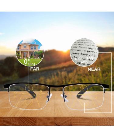 Blue Light Blocking Multifocal Computer Reading Glasses 1.75X | Anti Glare, Lightweight Eyewear for Men and Women - Buy Online on GoSupps.com