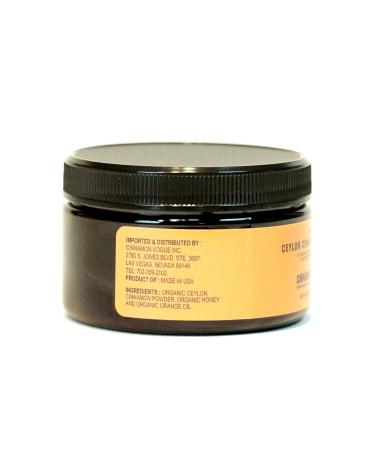 Organic Cinnamon Face Mask & Scrub - All Natural Chemical-Free | 5oz with Ceylon Cinnamon Honey & Orange Oil - Buy Online on GoSupps.com