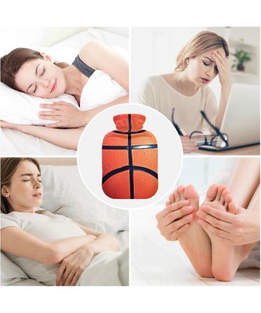 YOUJUNER Hot Water Bottle with Basketball Print Cover | 1L Large Hand & Feet Warmer for Ultimate Comfort | Perfect for Sports Fans - Buy Online on GoSupps.com