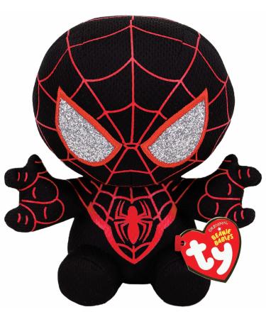 TY Marvel Avengers Miles Morales Licensed Squishy Beanie Baby Soft Plush Toys Collectible Cuddly Stuffed Teddy