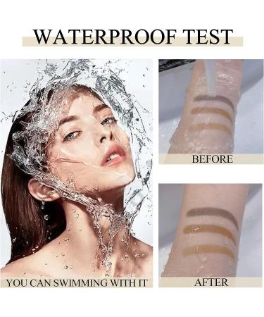 Waterproof Eyebrow Stamp Stencil Kit - Long Lasting Taupe Brow Shaping Powder - Buy Online on GoSupps.com