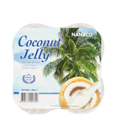 Buy Pack of 4 Nanaco Coconut Jelly with Nata de Coco (432g each) - International Shipping Available - Buy Online on GoSupps.com