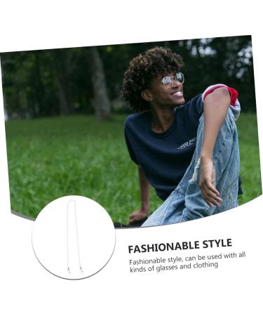 Minkissy 3 PC Masking Glass Chain | Korean Fashion Anti-Lost Face Lanyard Strap | Acrylic Multifunctional Glasses Band - Buy Online on GoSupps.com