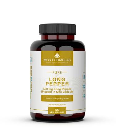 Long Pepper 500mg/ Vegan Capsule Organic Quality & 100% Purity
