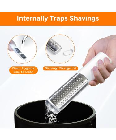 Professional Stainless Steel Foot File Callus Remover & Foot Scrubber for Smooth Feet - Pedicure Tool for Women - Buy Online on GoSupps.com