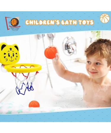Basketball Hoop Bath Toy for 1-3 Year Old - Fun Water Game Toy for Baby Boys and Girls - Tiger Design - Perfect Gift for Toddlers - Buy Online on GoSupps.com