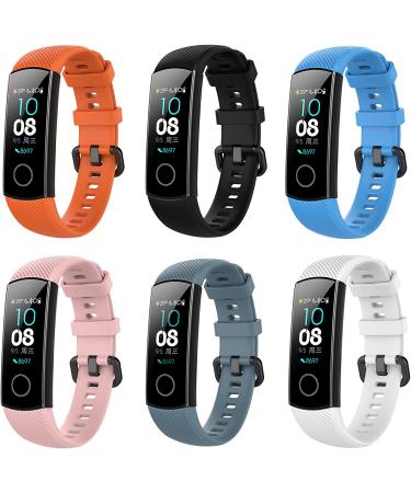 6 Pack Honor Band 5 Replacement Strap & 3 Pack Screen Protector - Compatible with Honor Band 5 Fitness Tracker - Buy Online on GoSupps.com
