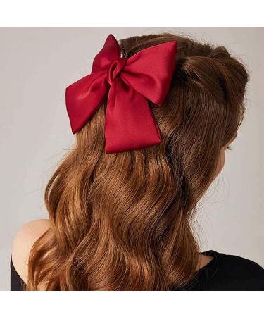 Olakin Hair Loops Clip Set - 2 Pieces | Loop Hair Clips with Clip Closure for Girls in Red & White - Buy Online on GoSupps.com