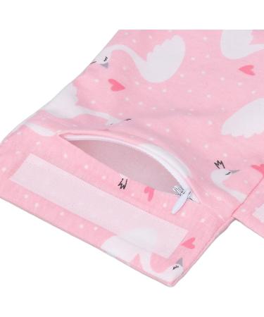 USB Baby Bottle Warmer Bag - Portable Milk Heating Heater Keeper - Pink Swan Design - for Infant Feeding & Outdoor Travel - Buy Online on GoSupps.com
