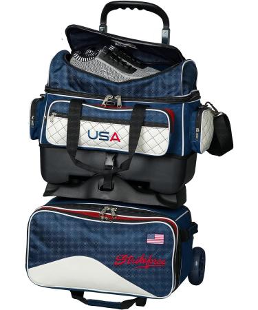 Strikeforce Royal Flush 4-Ball Roller Bowling Bag - USA One Size - Buy Online on GoSupps.com