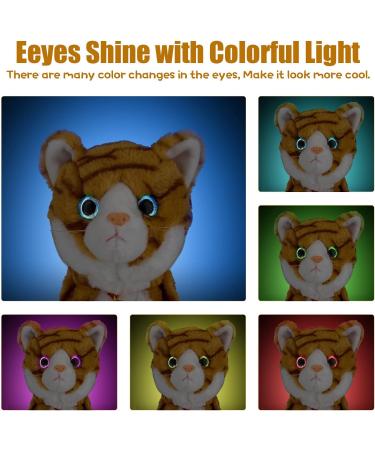 SWTOIPIG Interactive Plush Toy Walking Cat - Light-Up & Sound Control Electronic Robot Pet for Kids - Buy Online on GoSupps.com