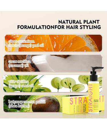 Gowwim Hair Straightener Cream - Keratin Treatment for Curly Hair Smooths Frizz Salon Grade 3.38oz (100g) - International Shipping Available - Buy Online on GoSupps.com