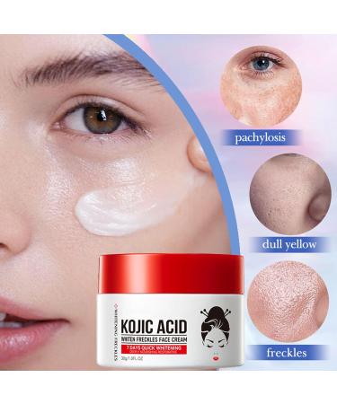  GNAUMORE Kojic acid face lightening cream with turmeric moisturizing skin lightening cream kojic acid cream to correct dark spots cream - Buy Online on GoSupps.com