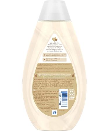 Johnson's Baby Skin Nourish Vanilla Oat Wash 16.9 fl oz - Gentle Cleansing for Soft Skin - Buy Online on GoSupps.com