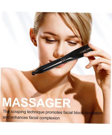 Gleavi Schabestab Muscle Massage Tool | 12.7x2cm Black Guasha & Trigger Point Scraping Tool - International Shipping Available - Buy Online on GoSupps.com