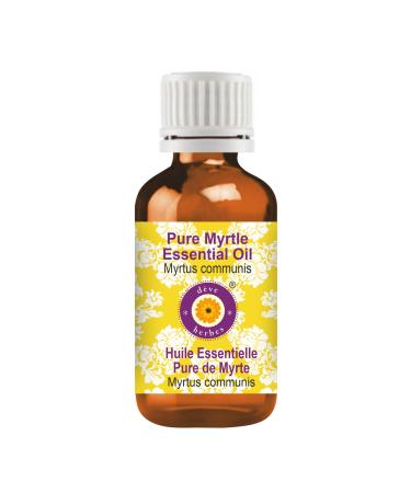 d ve herbes Myrtle Essential Oil (Myrtus communis) Pure | Non-Sticky | Non-Greasy | Lightweight | Men & Women | All Skin Types | Steam Distilled 50ml (1.69 oz)